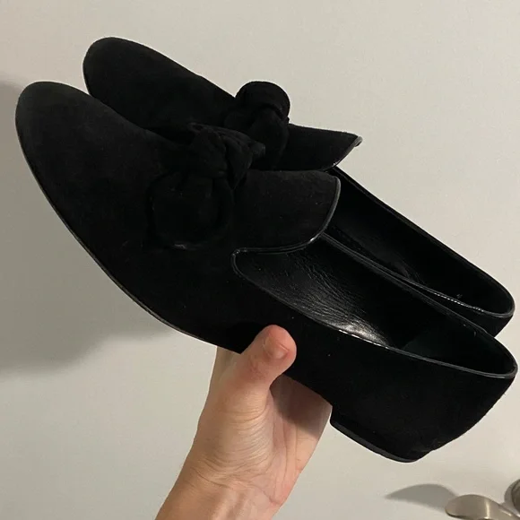 Louis Vuitton Black Suede Loafers - Picture 4 of 9